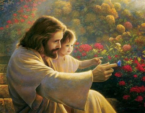 Hermosas Pinturas De Jesús Con Niños Y Niñas La Parte Tierna Y Amorosa
