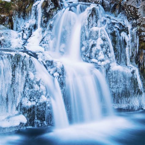 Icy waterfall | Icy waterfall in Iceland | Mike Leung | Flickr