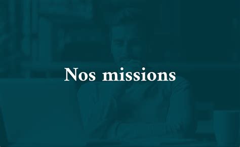Nos Missions Bluegreen Conseil