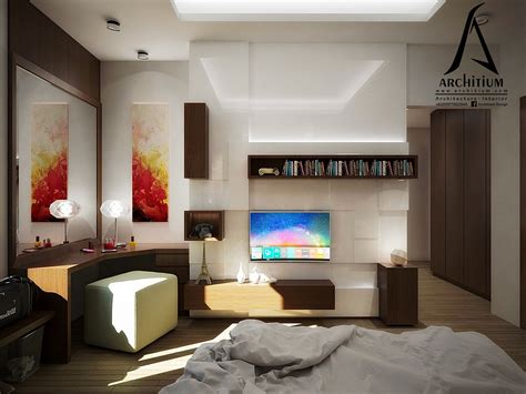 Desain interior kamar tidur minimalis terbaru 2020 untuk desain kamar satu ini adalah salah satu contoh dari interior kamar yang berada di suatu apartemen yang ada di atas gedung bertingkat. De Sain Kamar Tidur Minimalis