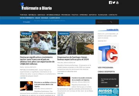 Infórmate A Diario Periódicos Dominicanos De Republica Dominicana