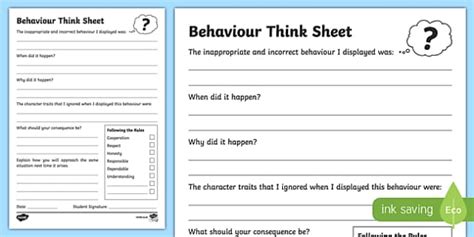 Primary Think Sheet Writing Worksheet Worksheet Australia Worksheet