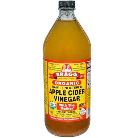 Bragg Apple Cider Vinegar Organic Raw Unfiltered With Mother 32 Fl Oz
