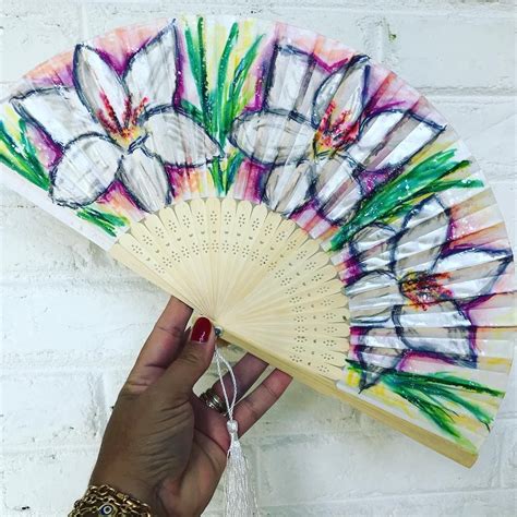 Coming Soon To My Shop Hand Painted Hand Fans From My Etsyshop See