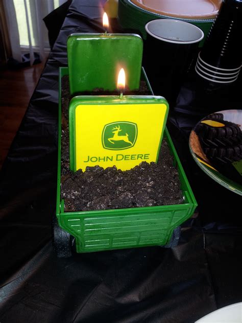 I received one of my most interesting birthday cake requests this week, and could not have been more. Dirt pudding birthday cake in tractor trailer | Dirt ...