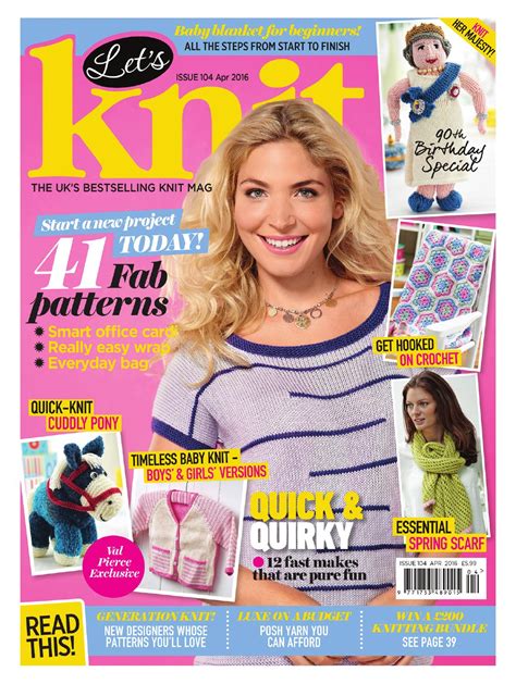 Lets Knit Issue 104 April 2016 By Letsknitmag Issuu