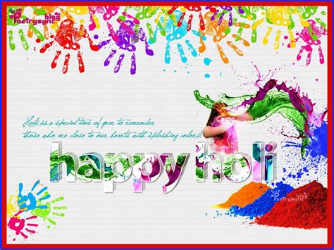 Happy Holi For Facebook Timeline Post Status Holi Image Card Wishes