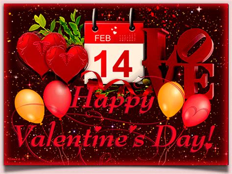 February 14 Happy Valentines Day Мир картинок анимаций
