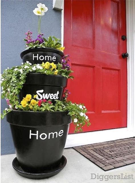 Stacked Diy Planters For Your Home Casual Crafter Flower Pots Diy