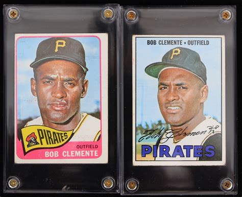 Lot Detail 1965 67 Roberto Clemente Pittsburgh Pirates Topps Baseball