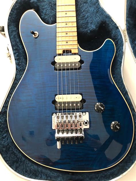 Peavey Wolfgang Standard Archtop Floyd Rose Blue Flame Reverb