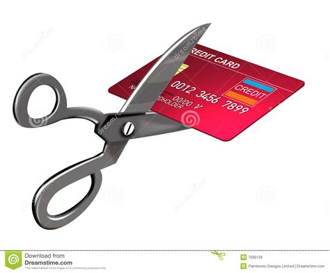 Take your scissors and cut across your card's security chip (the square on the righthand side of your card when looking at the front). Scissors Cutting Credit Card Stock Illustration - Illustration of cost, finance: 7590139