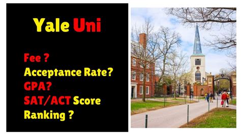 Yale University Ranking Satact Score Gpa Acceptance Rate Youtube