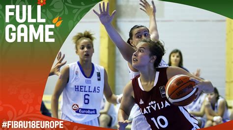 Greece V Latvia Full Game Fiba U18 Womens European Championship 2017 Youtube