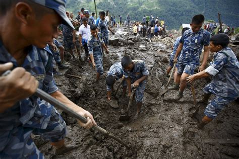 Landslides In Western Nepal Leave At Least 33 Dead The New York Times