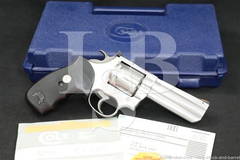 Colt Model King Cobra Aa3040 357 Magnum 4″ Stainless Dasa Revolver