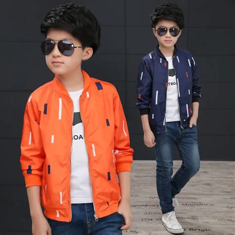 2017 Boys Spring New Jacket Boys Sports Jacket Boy Fashion Collar