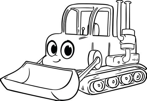 Excavator Memollow To Print Coloring Pages For Kids P