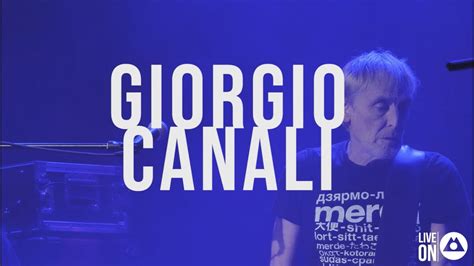 Giorgio Canali On Om Live Full Performance Interview Youtube