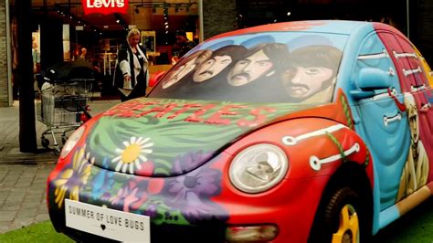 See Vw Beetle Transformed Into Summer Of Love Beatles Mobile Youtube