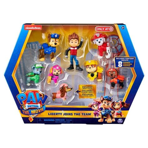The Paw Patrol Action Figures Are In Their Packaging