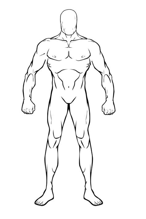 Male Body Base By Bioclay88 On Deviantart Male Body Drawing Guy