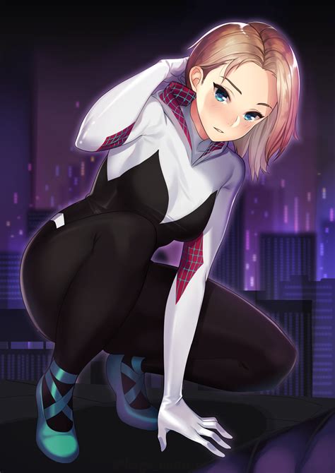 Anime Picture Marvel Comics Gwen Stacy Spider Gwen
