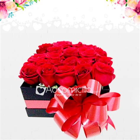 Rosas Para Enamorar Dia De La Mujer Caja De Rosas X 24 A Domicilio En