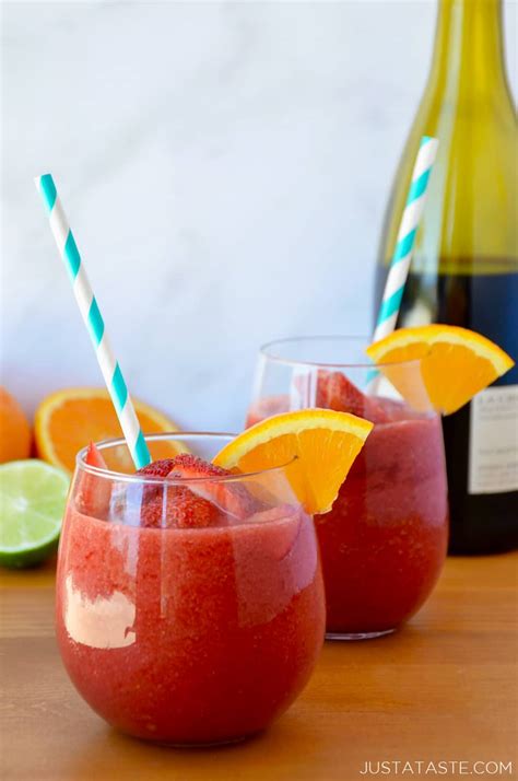 The Best Frozen Sangria | Just a Taste