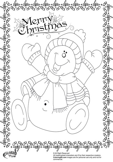 Snowman with broom in snow. Snowman Coloring Pages | Team colors