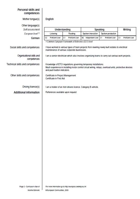 Scopri ricette, idee per la casa, consigli di stile e altre idee da provare. Cool Europass Cv Template Romana Picture