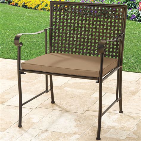 Vinyl straps but that doesn't mean you have to toss the old aluminum patio chairs and buy new. Extra Wide Metal Folding Chair | Outdoor Chairs | Brylane Home