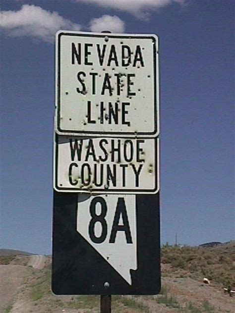 Nevada Route Log Routes 1 Through 99 Aaroads