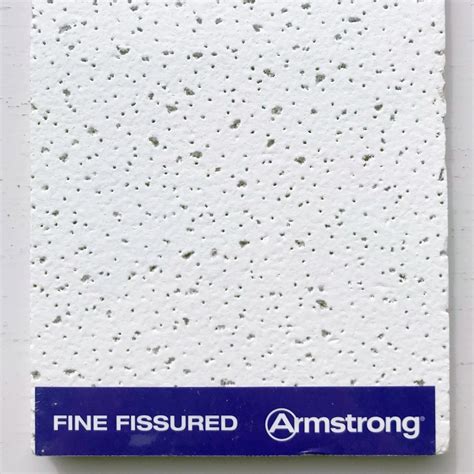 Armstrong Fine Fissured Suspended Ceiling Tiles 600x600mm Tegular Edge