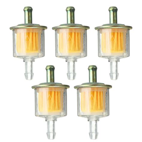 5pcs Universal Motorcycle Petrol Fuel Line Filter 516inch 8mm Pit Dirt