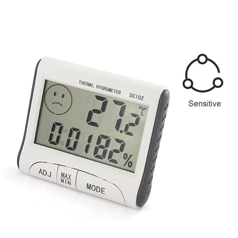 Mar 27, 2021 · place the thermometer in the center of the room. Digital Hygrometer Thermometer Indoor Humidity Gauge ...