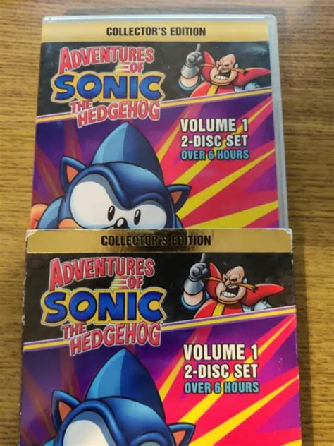 Adventures Of Sonic The Hedgehog Vol 2 Dvd 2008 4 Disc Set 099