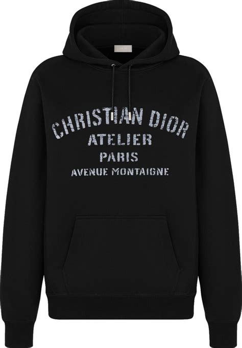 Dior Black Christian Dior Atelier Hoodie Inc Style