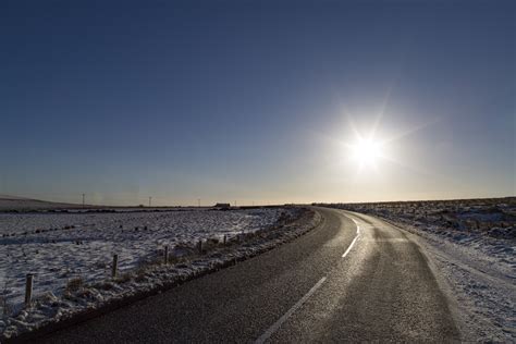 Winter Road Free Stock Photo Public Domain Pictures