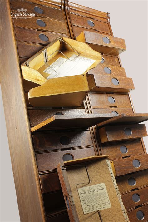 Shop a selection of filing cabinets at webstaurantstore. Amberg's Edwardian Oak Letter File Cabinet
