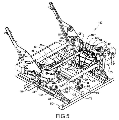 Diagram Electric Recliner Replacement Parts