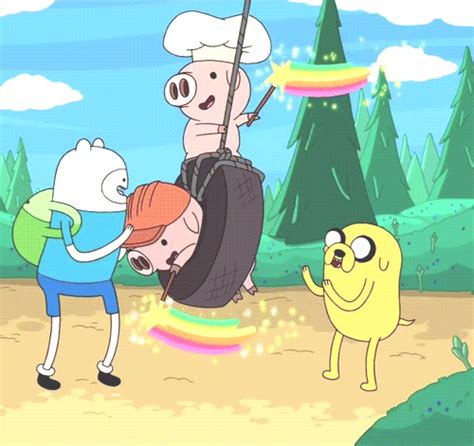 Adventure Time Rainbow  Clip Art Library