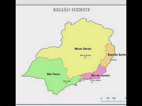 Brasil: Região Sudeste – Estados e Capitais - YouTube