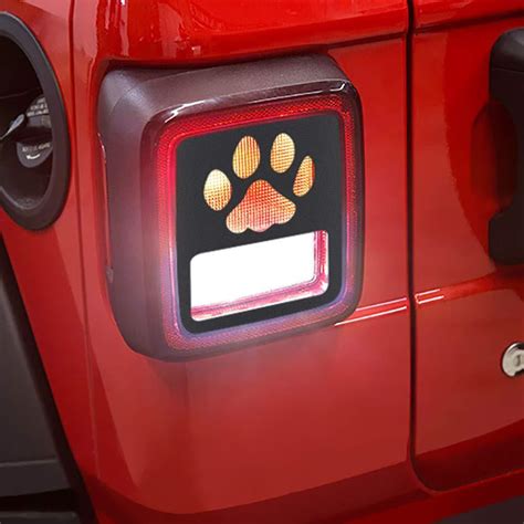 Beginning to see and use ranking (dominant and submissive) within the household, including humans. 18-19 Jeep JL Dog Paw Tail Light Covers | AMOffRoad | Free ...
