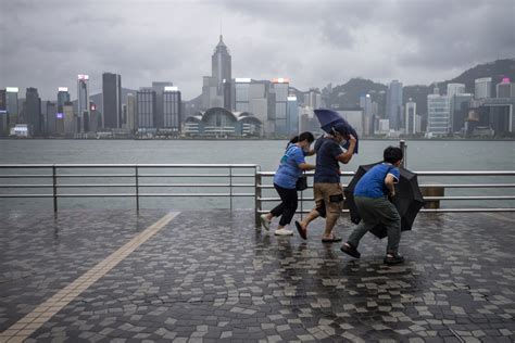 Hong Kong Braces For Biggest Typhoon Since 2018