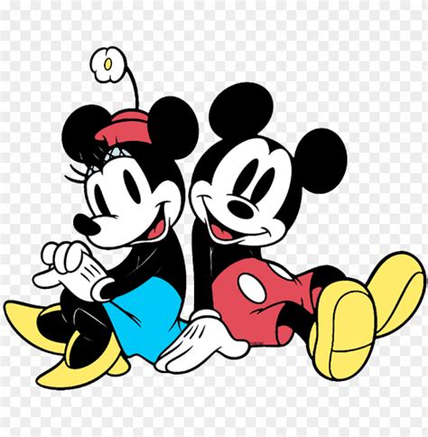 Classic Minnie Mouse Clip Art Old Mickey Mouse And Minnie Png Image