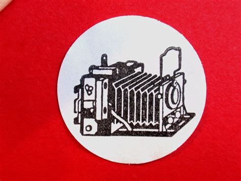 Camera Rubber Stamp Antique Camera Photography Rubber Etsy