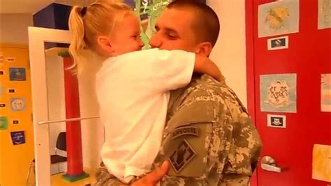 military dad surprises daughter youtube