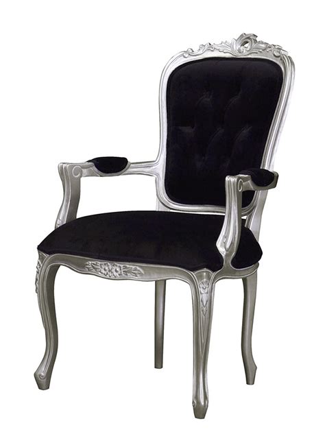 We did not find results for: Louis Xv Elise Bedroom Chair - Silver frame & Black Velvet ...