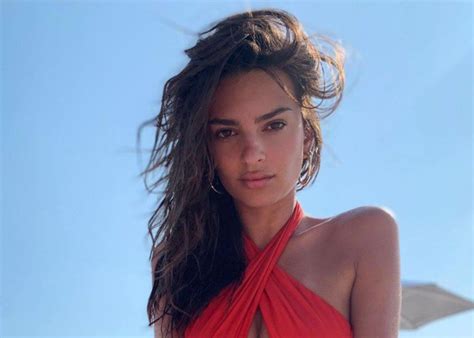 Stunning Emily Ratajkowski Shines In Stylish Bathing Suit And Sneakers